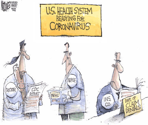 Virus Editorial Cartoon 200304